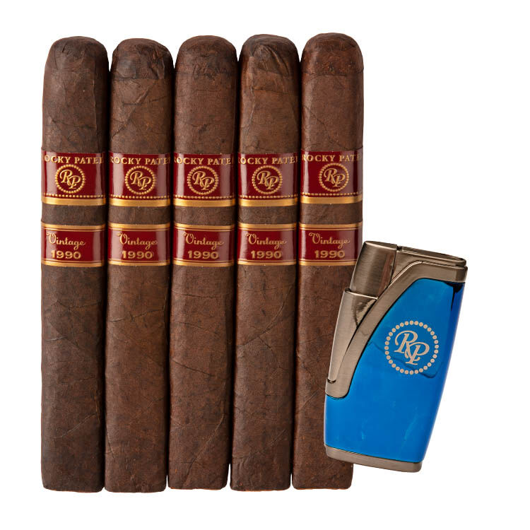 5 Cigars + Lighter, , jrcigars